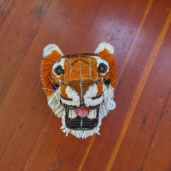 Beaded & Handcrafted Tiger Head - Picture 7 of 8